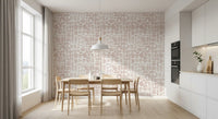 Abstract Painted Shapes in Blush Wallpaper⁠