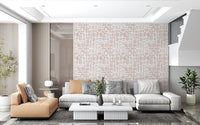 Abstract Painted Shapes in Blush Wallpaper⁠