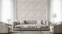Abstract Painted Shapes in Blush Wallpaper⁠
