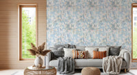Ethereal Meadow Blue Floral Wallpaper⁠