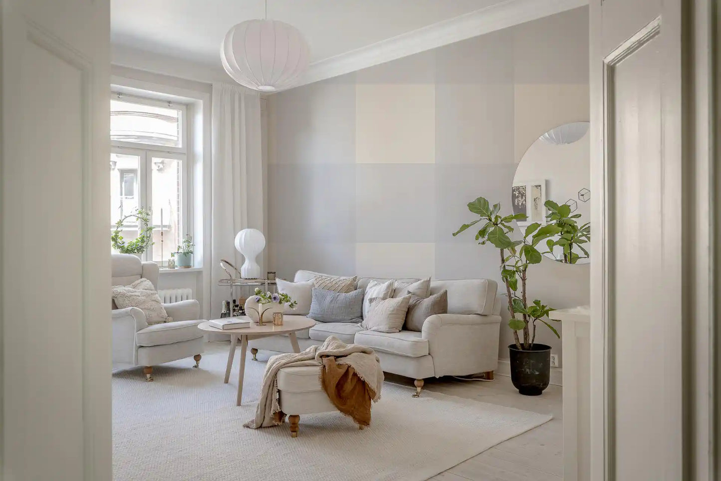 Subtle Off-White Texture Wallpaper⁠