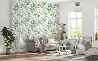 Serene Botanical Watercolor Bloom Wallpaper⁠