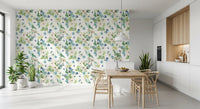 Serene Botanical Watercolor Bloom Wallpaper⁠