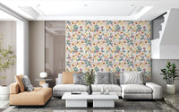Soft Watercolor Meadow Floral Wallpaper⁠