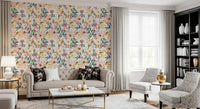 Soft Watercolor Meadow Floral Wallpaper⁠