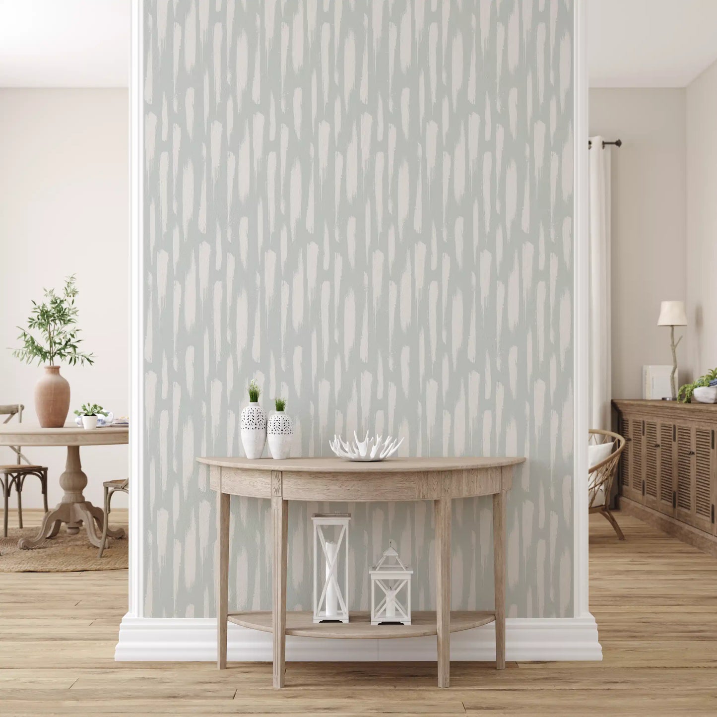 Soft Painted Vertical Texture Wallpaper⁠