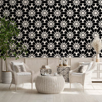 Minimalist Star Tile Wallpaper Pattern Wallpaper⁠