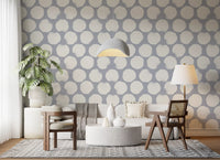 Minimalist Soft Dot Motif Wallpaper⁠