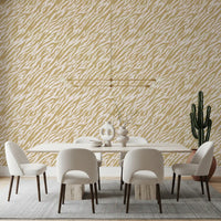 Abstract Gold Animal Stripe Wallpaper⁠