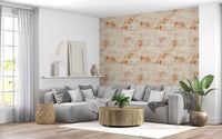 Rustic Earthy Patina Finish Wallpaper⁠