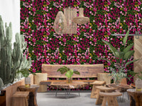 Midnight Botanical Meadow Wallpaper⁠