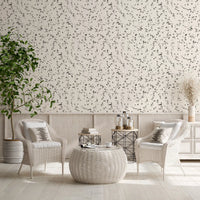 Contemporary Ink Drip Motif Wallpaper⁠
