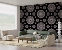 Ethereal Petal Bloom Pattern Wallpaper⁠