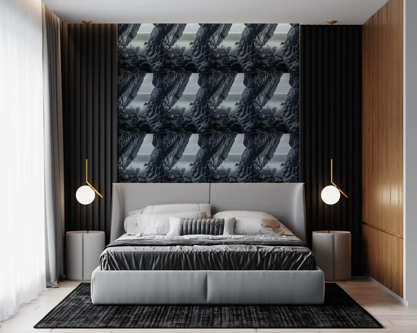 Rugged Stone Cove Outlook Wallpaper⁠