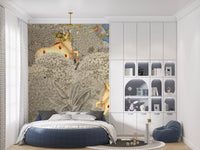 Krishna and Cows Forest Scene Wall Mural