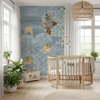 Krishna Enchanted Forest Wall Mural
