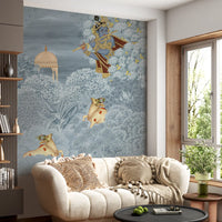 Krishna Enchanted Forest Wall Mural