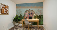 Krishna Divine Garden Landscape Wall Mural
