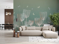 Ethereal Meadow Whispers Wall Mural