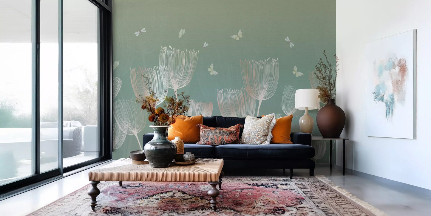 Ethereal Meadow Whispers Wall Mural