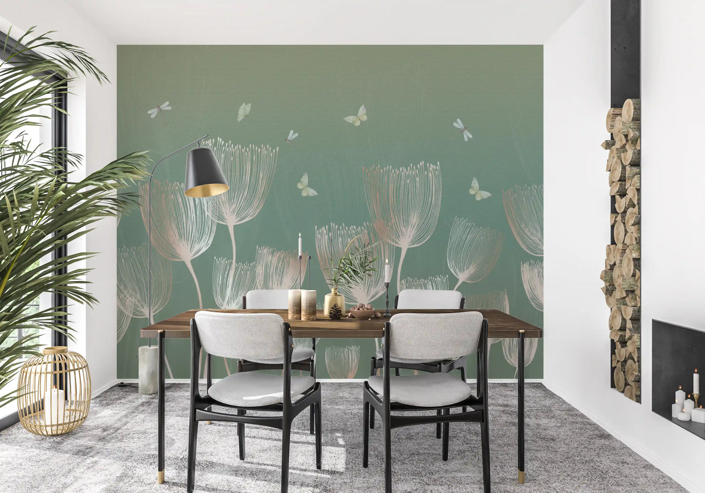 Ethereal Meadow Whispers Wall Mural