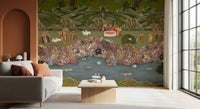 Mughal Garden Serenade Wall Mural