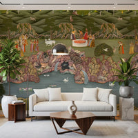 Mughal Garden Serenade Wall Mural