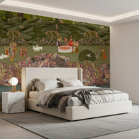 Mughal Garden Serenade Wall Mural