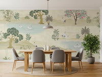 Ethereal Garden Sanctuary Wall Mural