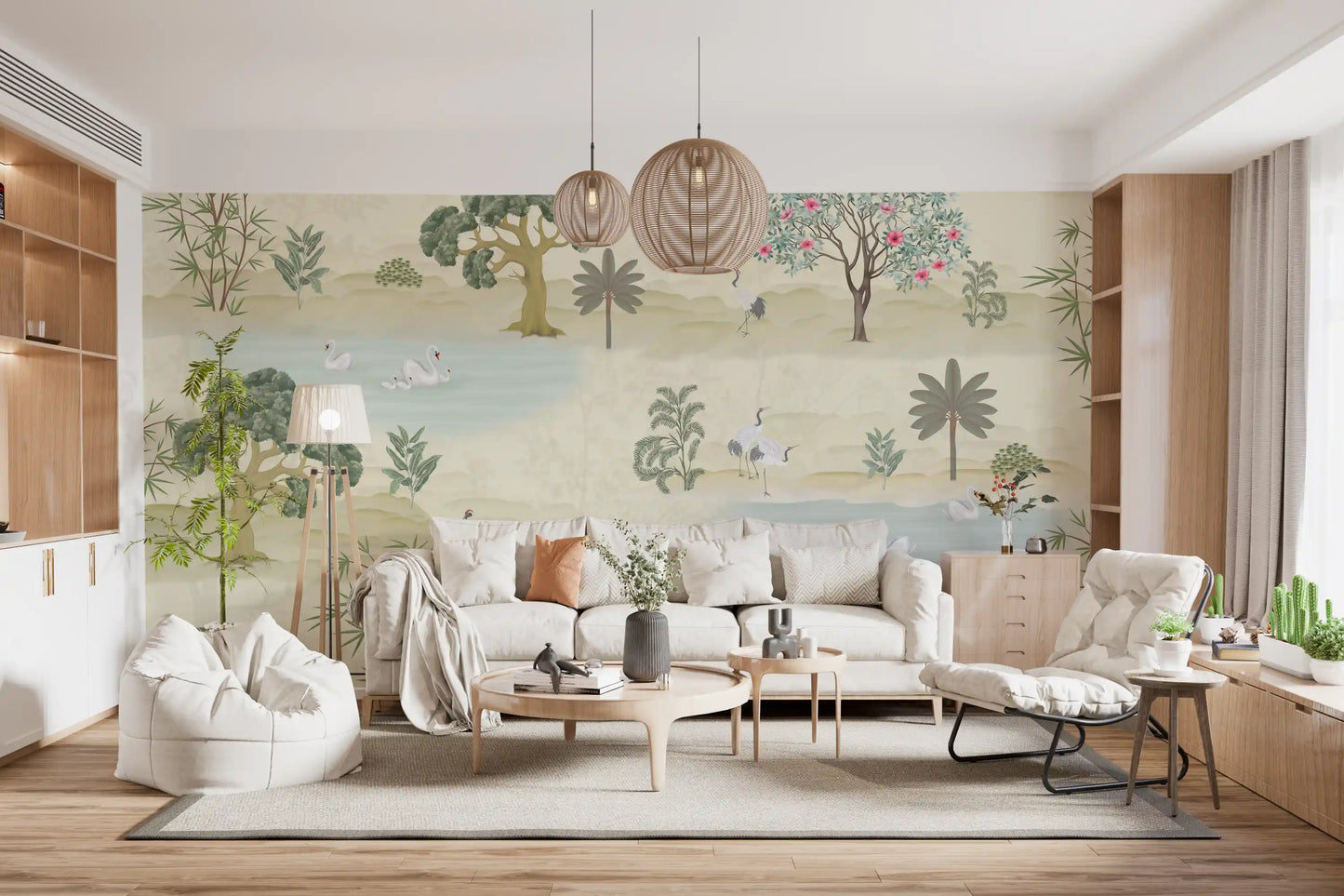 Ethereal Garden Sanctuary Wall Mural