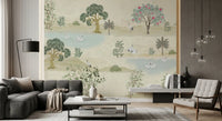 Ethereal Garden Sanctuary Wall Mural