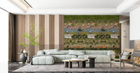 Mughal Heritage Garden Narrative Wall Mural
