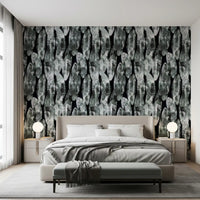 Monochromatic Abstract Brushstroke Wallpaper⁠