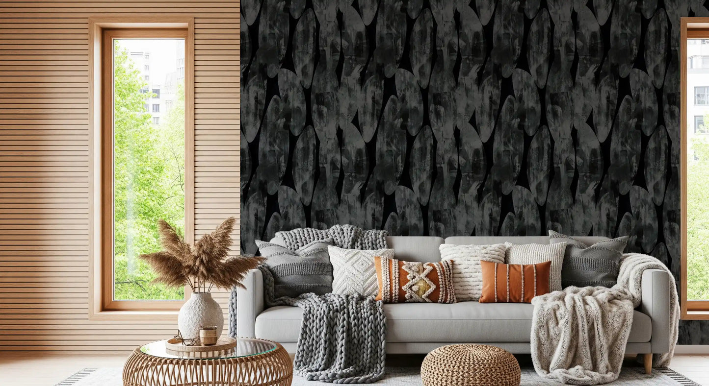 Urban Shadows Painterly Expression Wallpaper⁠