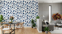 Indigo Ink Botanical Meadow Wallpaper⁠