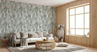 Muted Sage Pebbled Texture Wallpaper⁠