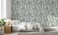Muted Sage Pebbled Texture Wallpaper⁠