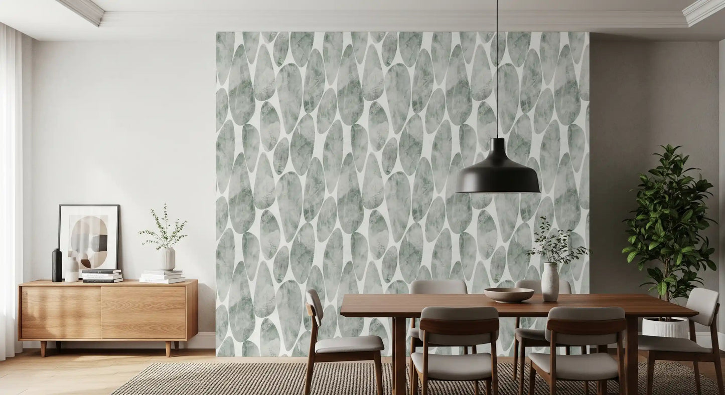 Muted Sage Pebbled Texture Wallpaper⁠