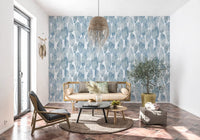 Cerulean Pebbled Texture Wallpaper⁠
