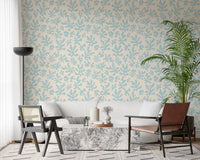 Nordic Seaweed Silhouette Wallpaper⁠
