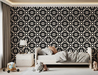 Modern Classic Geometric Lattice Wallpaper⁠