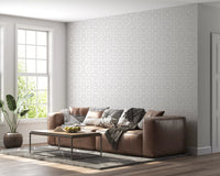 Minimalist Geometric Lattice Lines Wallpaper⁠
