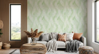 Ethereal Sage Fern Fronds Wallpaper⁠