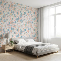 Soft Watercolor Petal Motif Wallpaper⁠