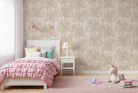 Rustic Fern Botanical Print Wallpaper⁠