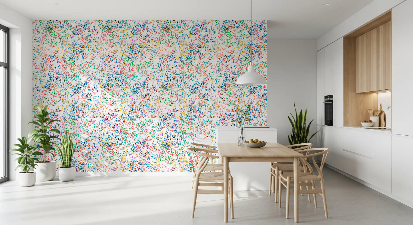 Vibrant Abstract Confetti Sprinkles Wallpaper⁠