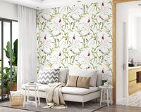 Wildflower Meadow Botanical Wallpaper⁠