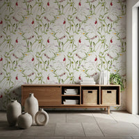 Wildflower Meadow Botanical Wallpaper⁠