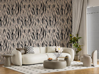 Abstract Zebra Stripe Texture Wallpaper⁠