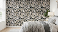 Rustic Floral Silhouette Art Wallpaper⁠
